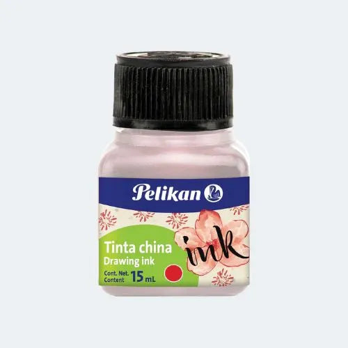 Tinta China Pelikan - X 15 CC - Rojo