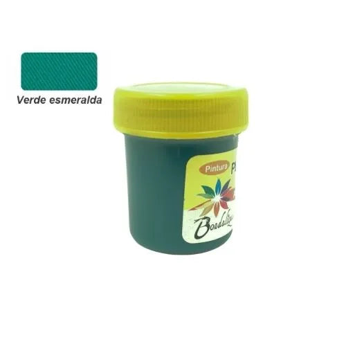 Pintura BordaLiquido verde esmeralda 30cc