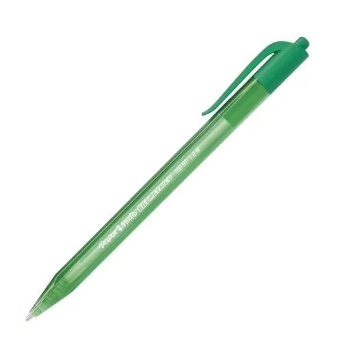 Bolígrafo Kilométrico Retráctil Rt 100 Sanford - Verde 1.0 mm Unidad
