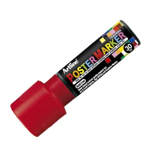 Marcador Poster Marker De Vinilo Rojo 30 mm