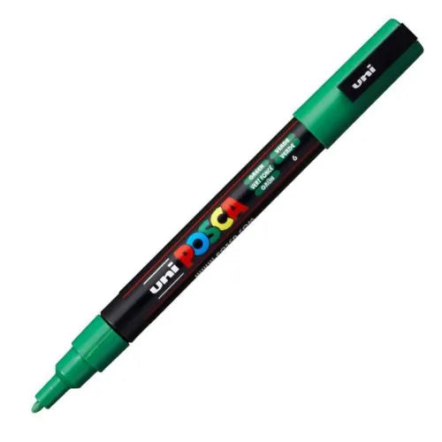 Marcador Posca De Pintura A Base De Agua - Unidad PC 3M Verde