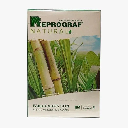 Resma de papel Reprograf para fotocopiadora e impresora Oficio Natural