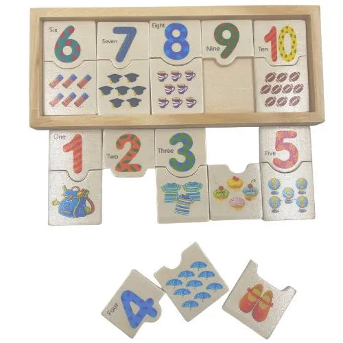 Juegos didacticos, Para Desarrollo Motriz - Cognitivo de los niños - Mesa Asociar Numeros
