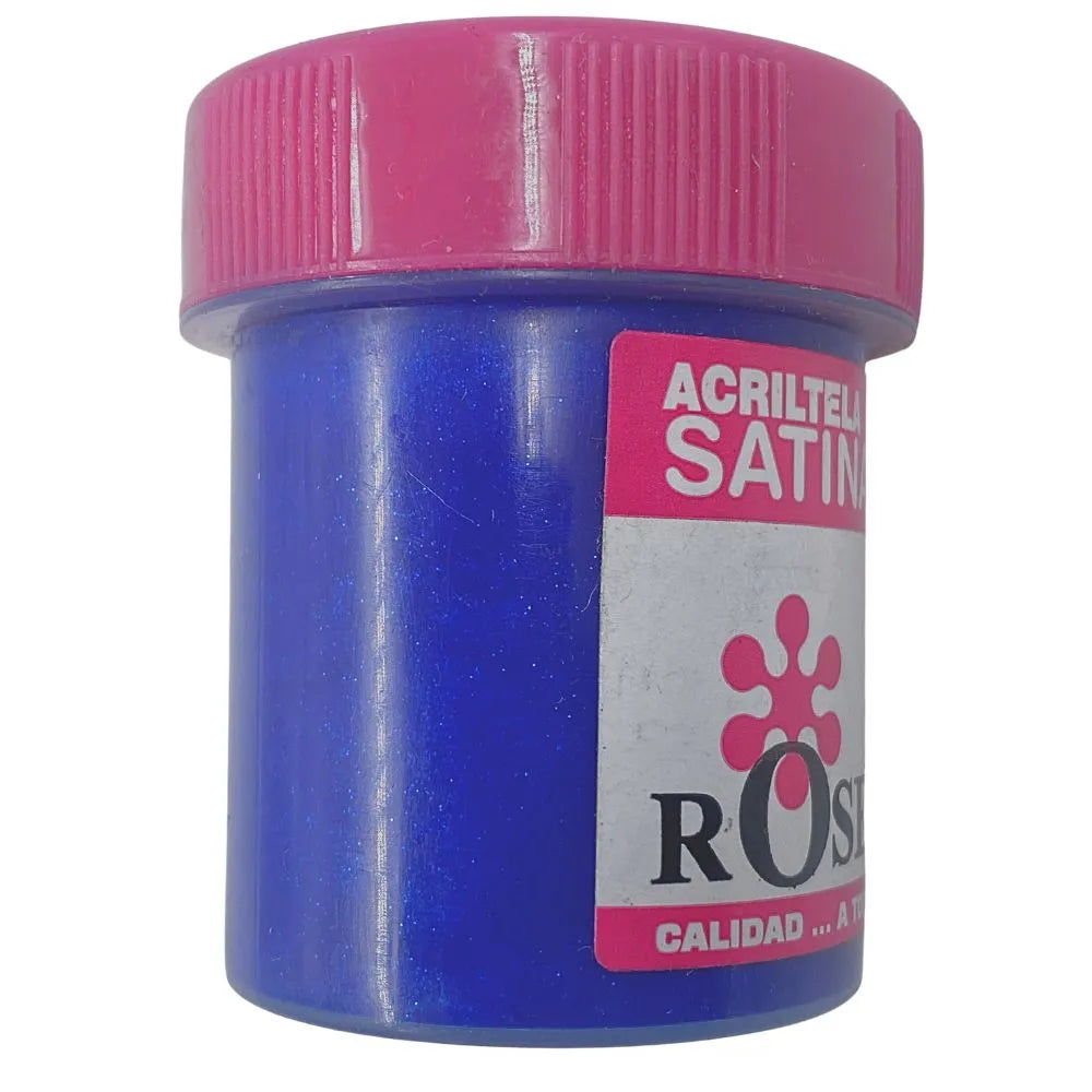 Acritela Roseta Satinada 30cc Azul