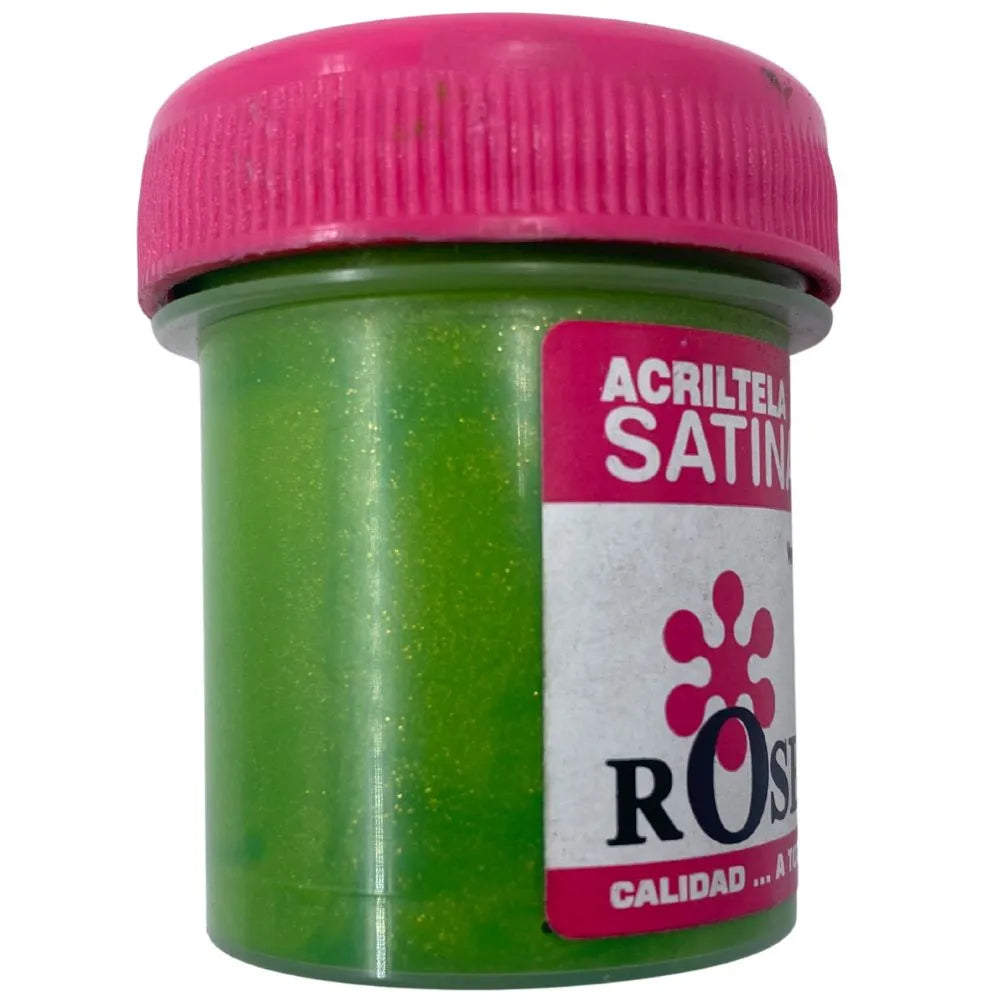 Acritela Roseta Satinada 30cc Verde limón