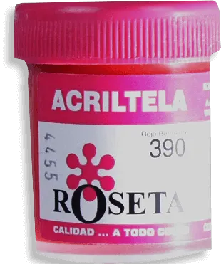 Acritela Roseta - En Colores Planos - rojo bermellón 30cc