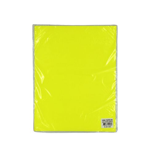 ADHESIVO BOND CARTA X 10 NEON AMARILLO
