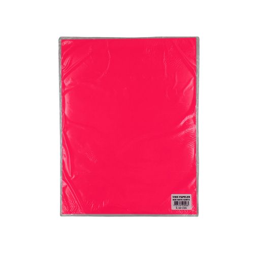 ADHESIVO BOND CARTA X 10 NEON FUCSIA