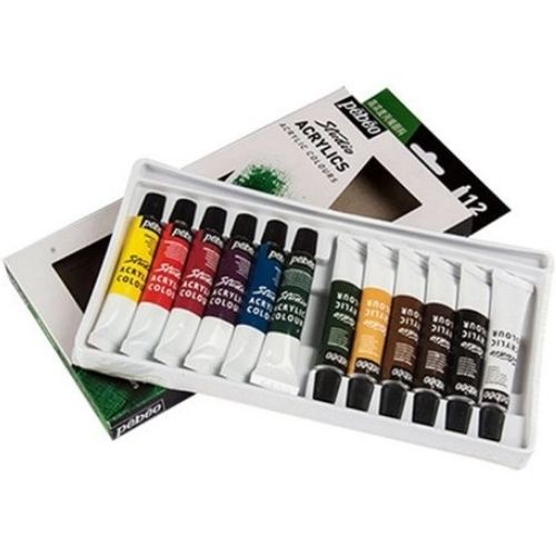 Acrilica Pebeo Paquete De 12ml X12 Buena Presentacion