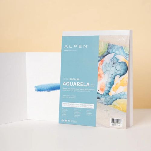 Alpen Block Acuarela Carta Escolar 300 gramos