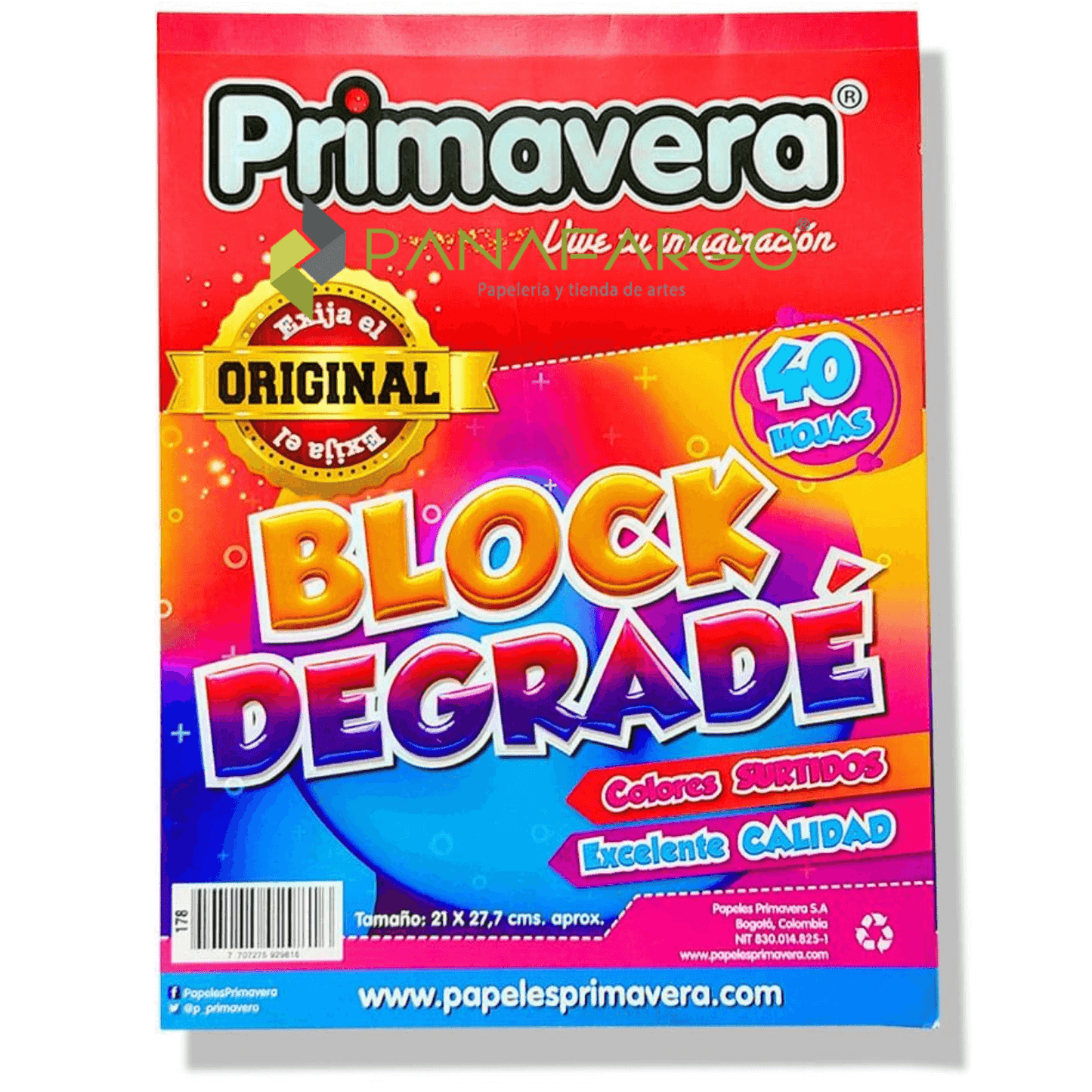 Block Degrade Paper Kids Primavera Carta Panafargo