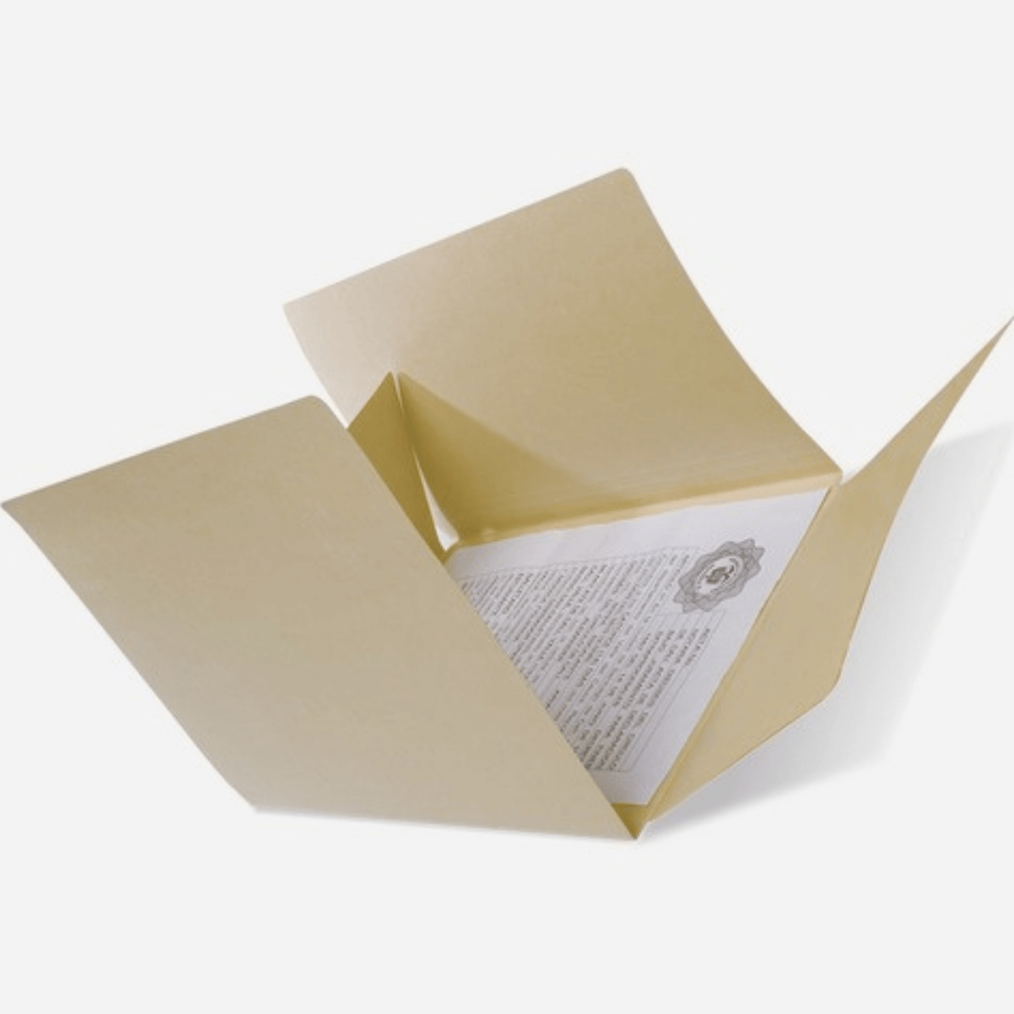 Carpeta 4 Aletas Desacificada Fabrifolder 335 grs hoja adentro Panafargo 1