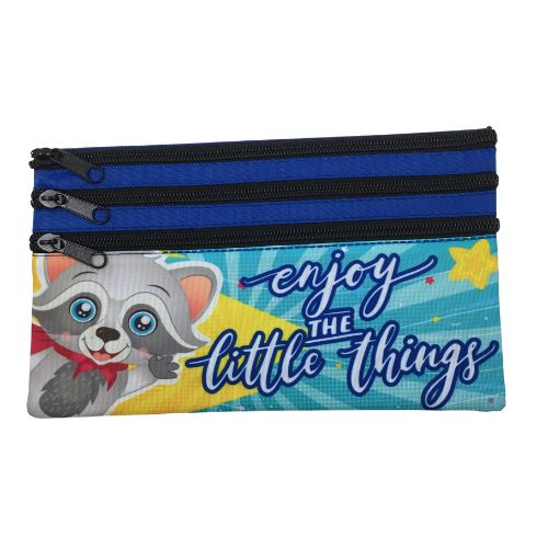 Cartuchera Economica 3Cierres Enjoy The Little Things