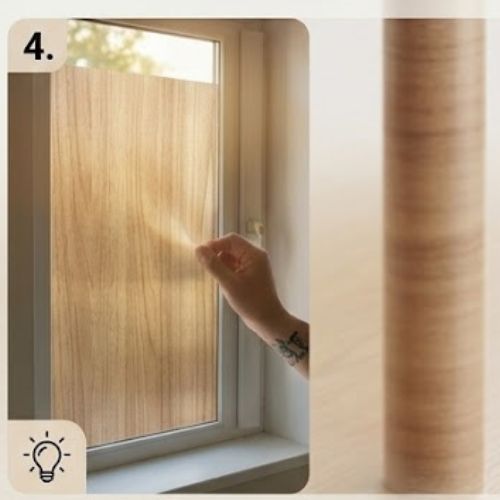Contact Vinilo Adhesivo Tipo Madera Clara rollo de 3 metros con 45 cm de ancho
