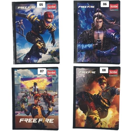 Cuaderno Cosido MasterMass X50 1 Free Fire 5 8 2025