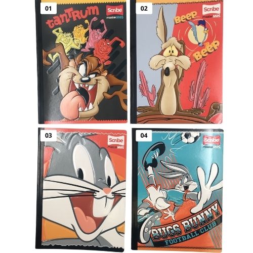 Cuaderno cosido MasterMass X50 2 Looney Toons 1 4 2025