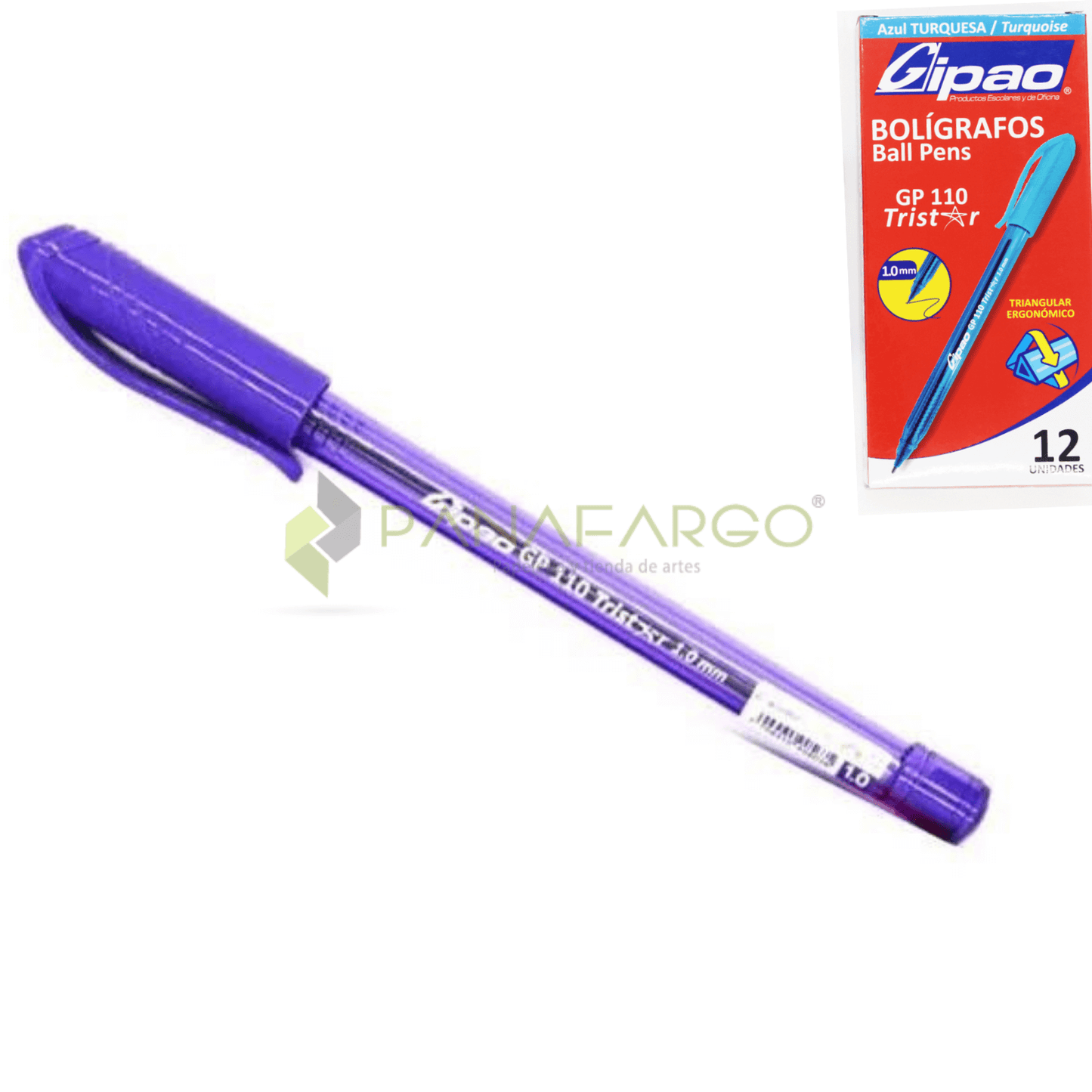 Lapicero Gipao De Tapa 6 Morado RGP110 Tristar