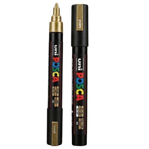 Marcador Posca De Pintura A Base De Agua - Unidad PC 5M Oro