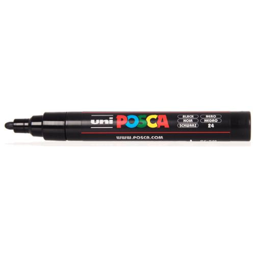 Marcador Posca De Pintura A Base De Agua - Unidad PC 3M Negro