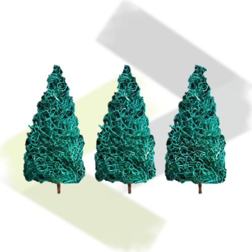 Maqueta Aire Libre Arbol De Estropajo