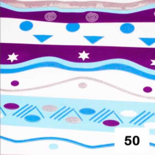 Papel arte estampado lineas curvas colores