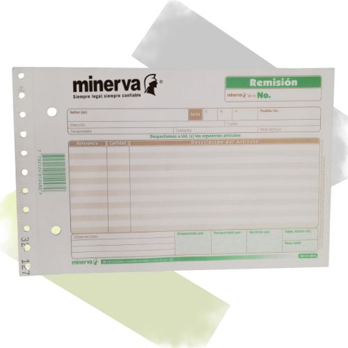 Remision Minerva Forma Economica X 50 Hojas FE3015