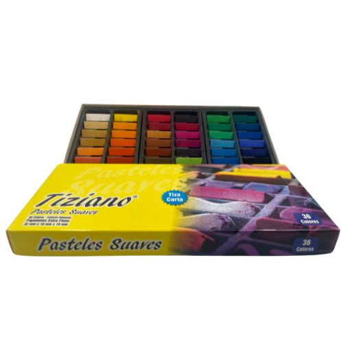 Tiza oleo pastel pasteles suaves tiziano tiza corta x36