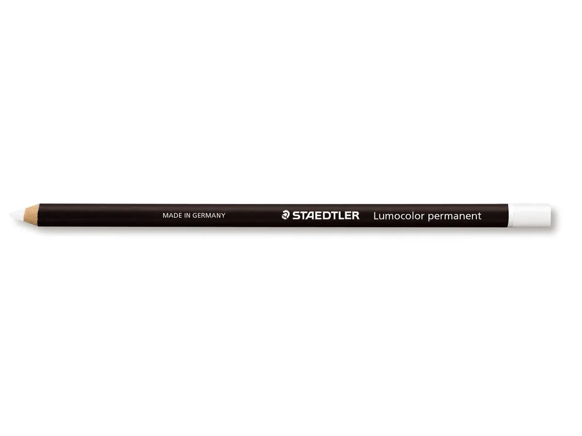 Lápiz Staedtler Graso Vidriograf Blanco