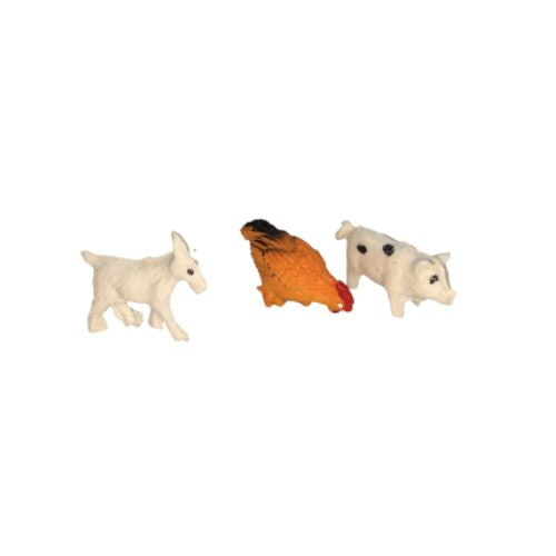 Animales para maqueta x 3 unidades