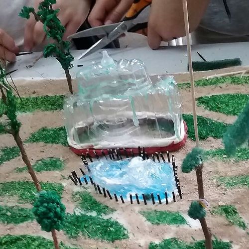 Aserrin de madera para maqueta