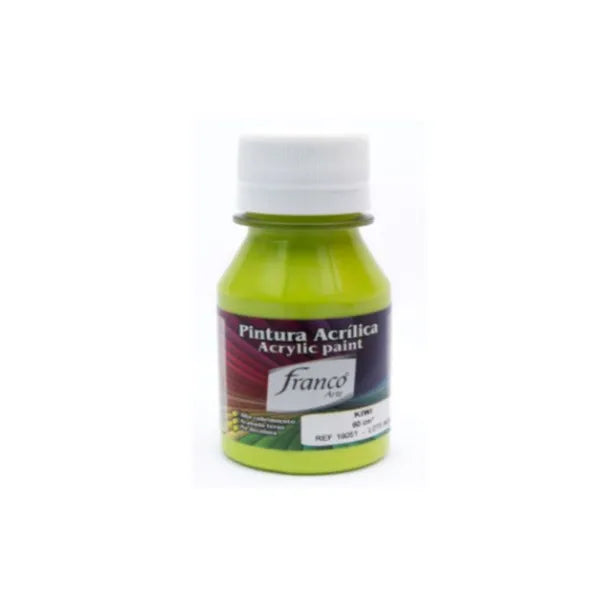 Pintura Acrílica Franco Arte 60ml Al Frio - Kiwi