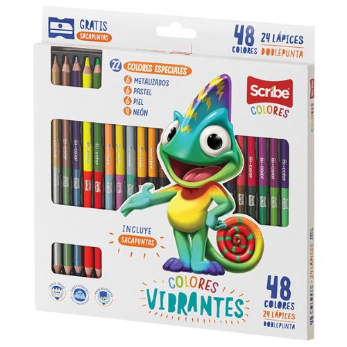 Colores doble punta scribe 48 colores