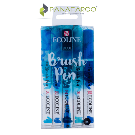 Ecoline brushpen estuche azul