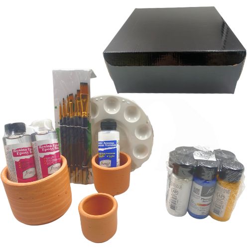 Kit de pintura para manualidades mas macetas