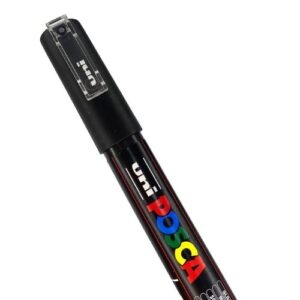 Marcadores Posca de pintura a base de agua punta fina PC-1M Negro