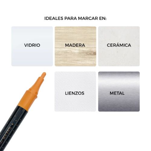 Marcadores acrilicos kiut