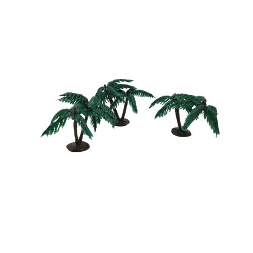 Palma plastica x3 para maquetas