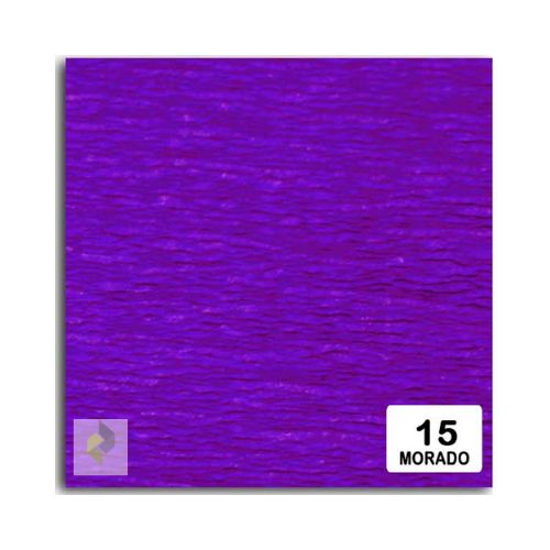 Papel crepe morado