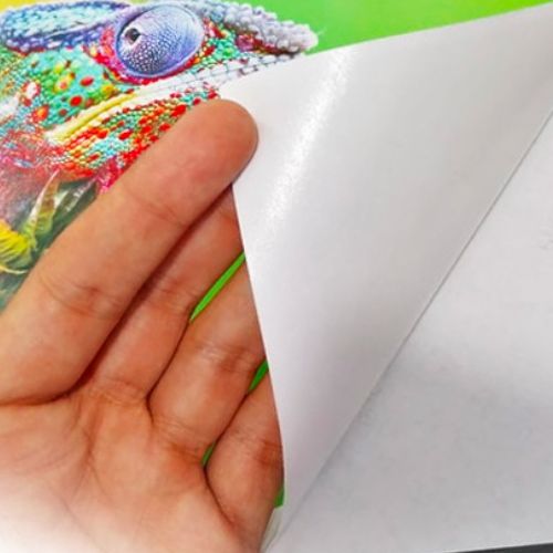 Papel propalcote adhesivo