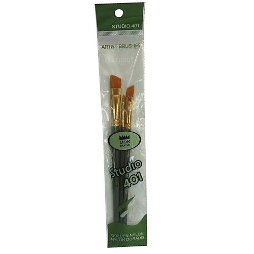 Pincel de nylon studio401 angulares