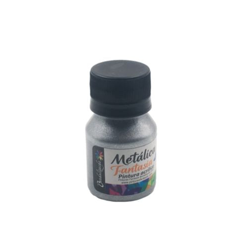 Pintura acrilica metalica plata