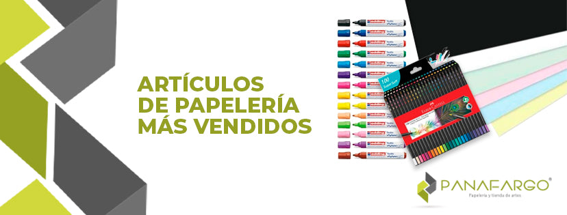 Los artículos de papelería más vendidos en Panafargo