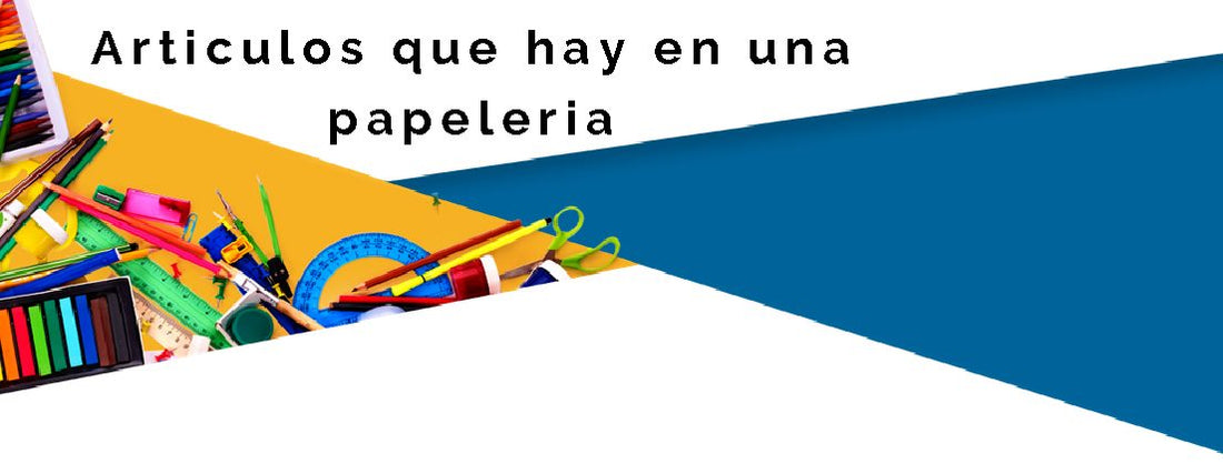 Articulos que hay en una papeleria