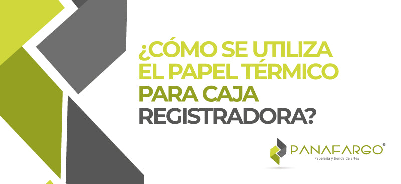¿Cómo se utiliza el papel térmico para caja registradora?