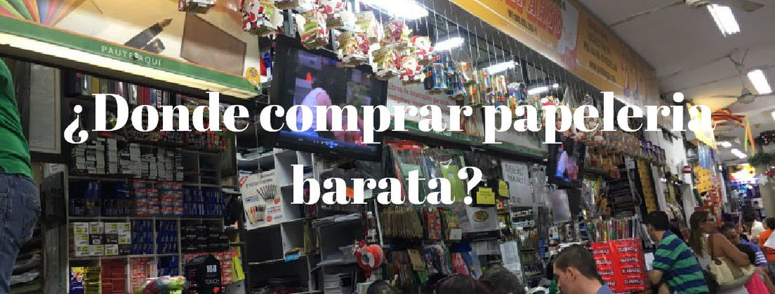 ¿Donde comprar papelería barata Para negocio?