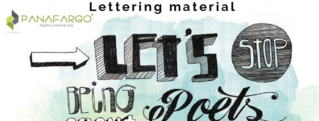 Lettering definición