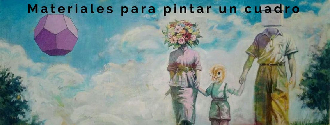 Materiales para pintar un cuadro