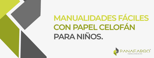 Manualidades fáciles con papel celofán para niños