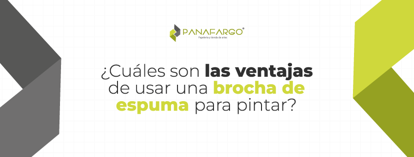 ¿Cuáles son las ventajas de usar una brocha de espuma para pintar?