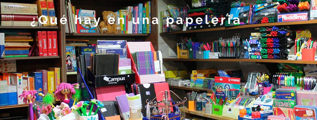 ¿Que hay en una papelería?